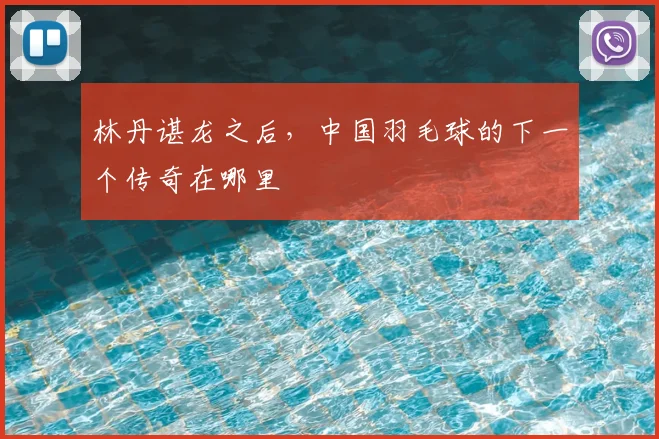 林丹谌龙之后,中国羽毛球的下一个传奇在哪里