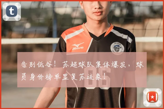 告别低谷!苏超球队集体爆发,球员身价榜单显复苏迹象!